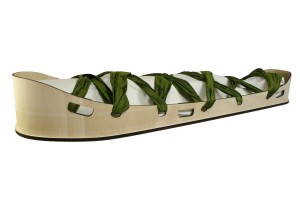 Shroud bearer with silk ties